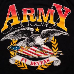 US Army Eagle & Shield T-Shirt, United States Military, 90s