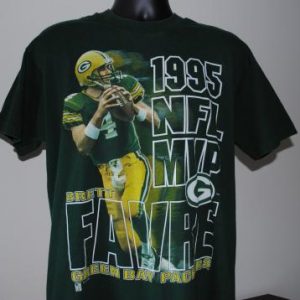 1995 Brett Favre Vintage Green Bay Packers Legend T-Shirt