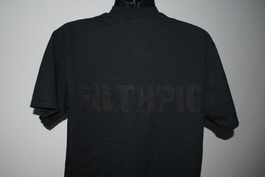 1996 Ministry Filth Pig Vintage Industrial Rock Band T-Shirt