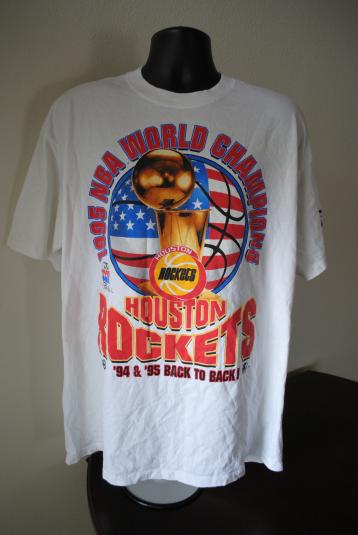 Houston Rockets 1995 World Champions 80s T Shirt 