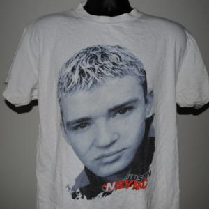 1998 Justin Timberlake Vintage NSYNC Pop Boy Band T-Shirt