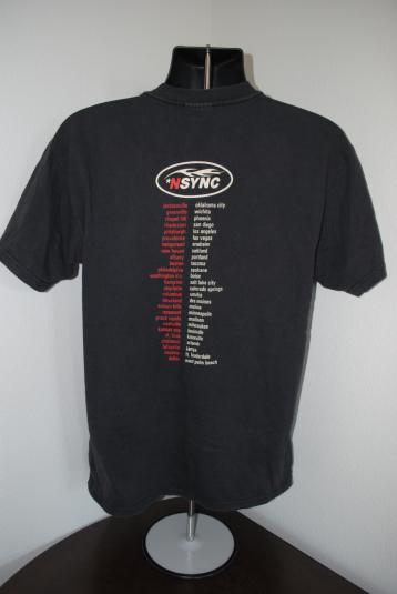 1998 *NSYNC Vintage 90’s Pop Boy Band Concert Tour T-Shirt
