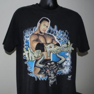 1999 The Rock WWF Professional Hardcore Wrestler T-Shirt