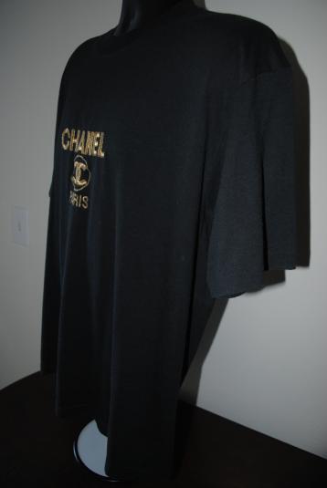 80’s Chanel Paris Vintage Soft Thin Bootleg Designer T-Shirt