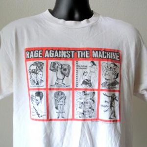 1999 Rage Against The Machine Vintage RATM Rock Band T-Shirt