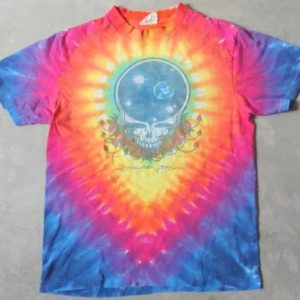 Vintage 87 GRATEFUL DEAD Space Your Face Tie Dye Rock Shirt