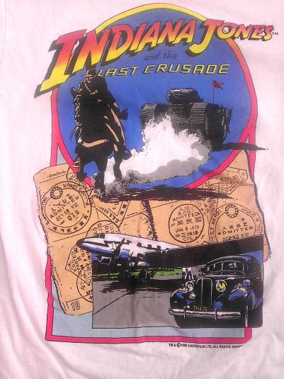 INDIANA JONES and the Last Crusade Movie Vintage t-shirt