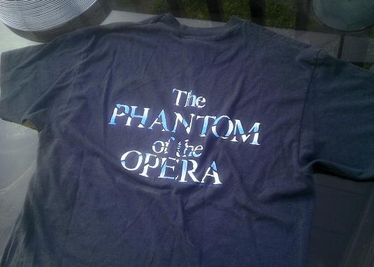 Vintage 1988 Phantom of the Opera Broadway show t-shirt