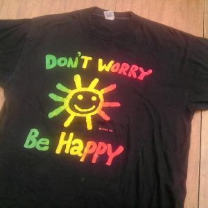 1989 DONT WORRY BE HAPPY Vintage T-shirt