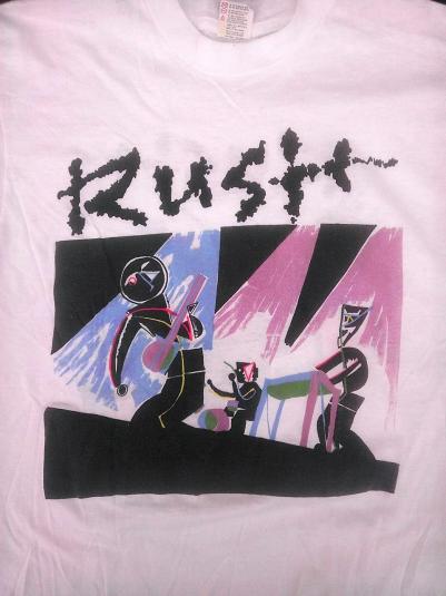 Vintage RUSH Show Of Hands 1989 t-shirt 80s concert