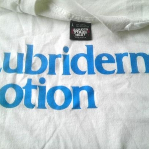 Vintage 80s LUBRIDERM LOTION t-shirt awesome cool!