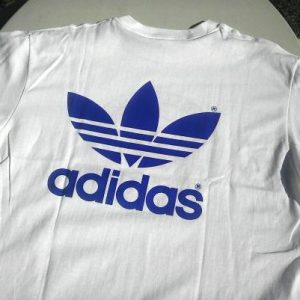 NOS 80s Adidas vintage t-shirt dead stock Baton Rouge 1985