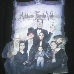 Vintage 1994 Adams Family Values Movie horror t-shirt ricci
