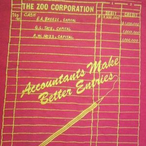 Vintage 1980 Funny Accountants Make Better Entries t-shirt M