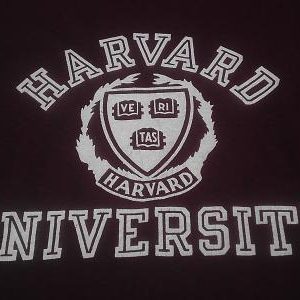 1980s HARVARD University Champion brand vintage t-shirt