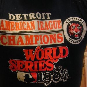 Vintage 1984 Detroit TIGERS American League Champs t-shirt