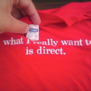 Vintage 80s But what I want to do is direct. t-shirt movie