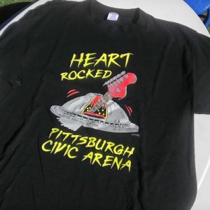 1985 HEART Concert T-shirt Pittsburg PA vintage