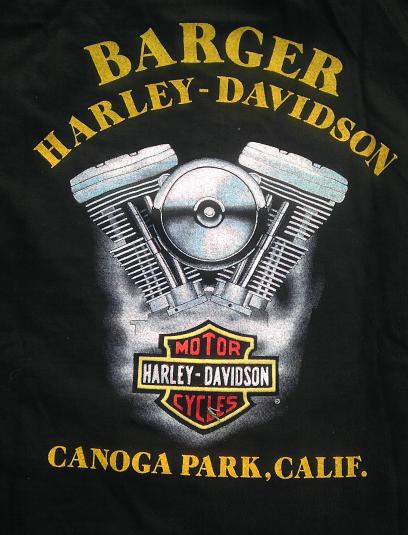Vintage NOS 3D Emblem Harley Davidson California 1990