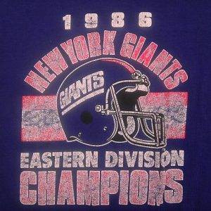 Vintage 1985 NY GIANTS New York Football NFL t-shirt