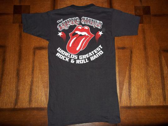Vintage The Rolling Stones 1978 concert tour t-shirt SMALL S