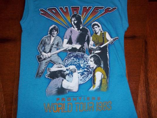 Vintage T-Shirt JOURNEY 1983 TOUR concert 
