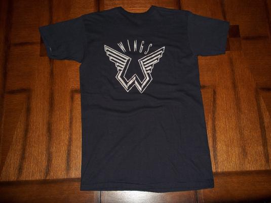 Vintage Wings SHOWCO 1970s concert tour t-shirt M rare