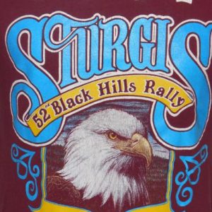 1992 Sturgis Black Hills Rally Motorcycle Vintage T Shirt