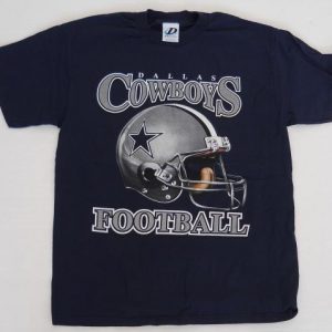 90s Vintage Dallas Cowboys NFL Helmet T shirt Large