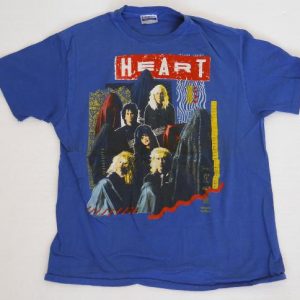1988 Heart Bad Animals Concert Tour T Shirt XL