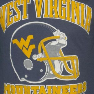 1988 Vintage West Virginia Mountaineers Football T Shirt
