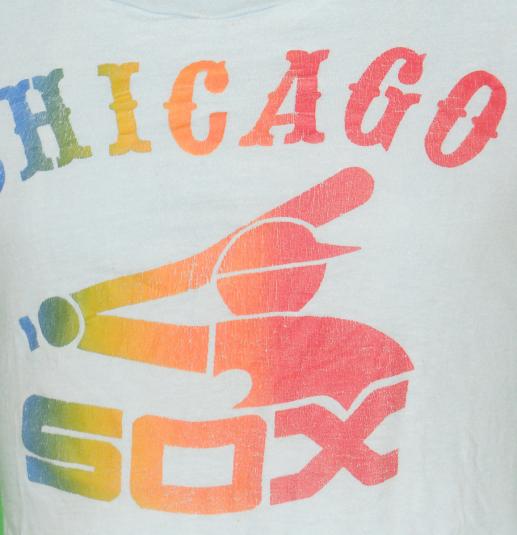 1970’s Vintage Chicago White Sox Rainbow T Shirt