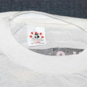 VINTAGE THE ROLLING STONES '89 NORTH AMERICAN TOUR T-SHIRT *