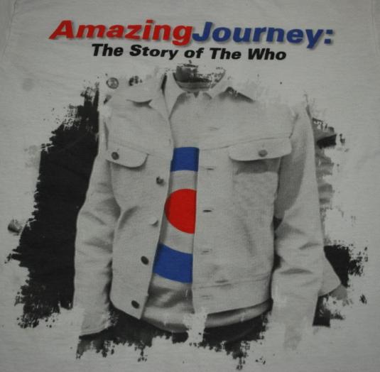 VINTAGE AMAZING JOURNEY: THE STORY OF THE WHO 2008 T-SHIRT *