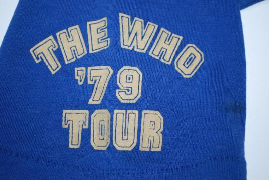VINTAGE THE WHO 1979 SHOWCO TOUR T-SHIRT