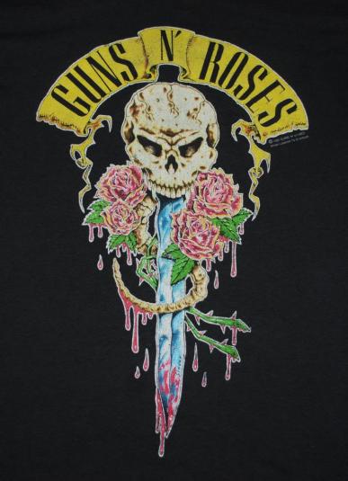VINTAGE 1991 GUNS N ROSES HERE TODAY GONE TO HELL T-SHIRT * | Defunkd