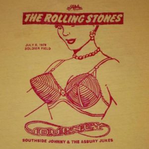 VINTAGE THE ROLLING STONES 1978 CHICAGO T- SHIRT *