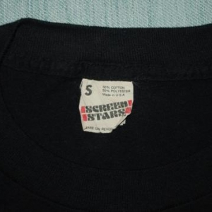 VINTAGE 1980'S SLASH & GUNS N ROSES FUNNY ORAL SEX T-SHIRT *