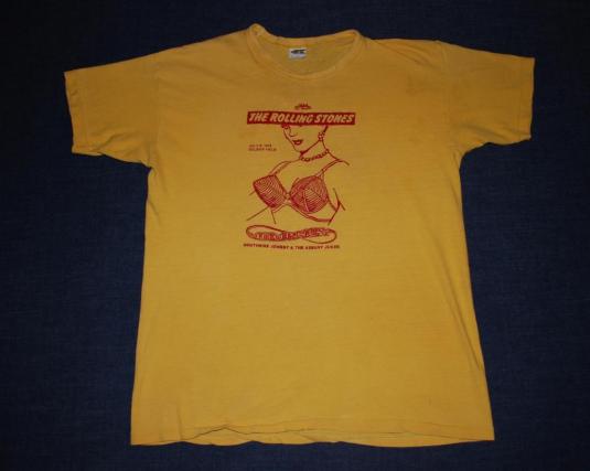 VINTAGE THE ROLLING STONES 1978 CHICAGO T- SHIRT *