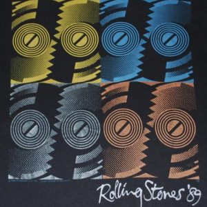 VINTAGE THE ROLLING STONES '89 NORTH AMERICAN TOUR T-SHIRT *