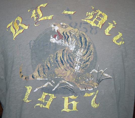 Ralph Lauren Polo Tiger Combat Style Retro Shirt