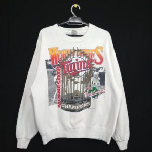 Vintage Minnesota Twins 1991 world series champion sweatshir