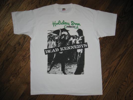 Vintage Dead Kennedys Holiday In Cambodia T-shirt Early 90s
