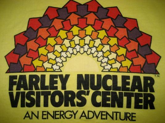 NUCLEAR Power Plant Energy Adventure Vintage 1980s T-shirt