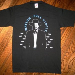 1988 Waylon Jennings Vintage Country Music Tour T-shirt