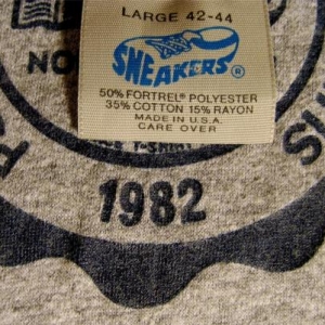 1982 Psychotic State Rayon T-shirt vintage 80s Sneakers M/L