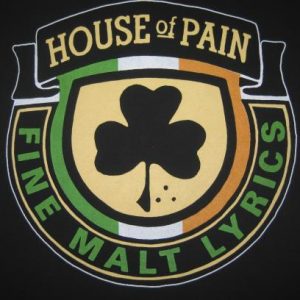 Vintage 1992 House of Pain Fine Malt Lyrics 90s rap t-shirt