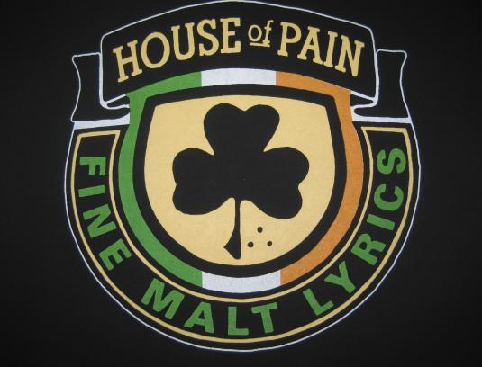 Vintage 1992 House of Pain Fine Malt Lyrics 90s rap t-shirt