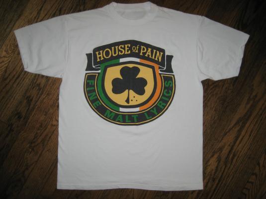 Vintage 1992 House of Pain Jump Around 90s rap t-shirt