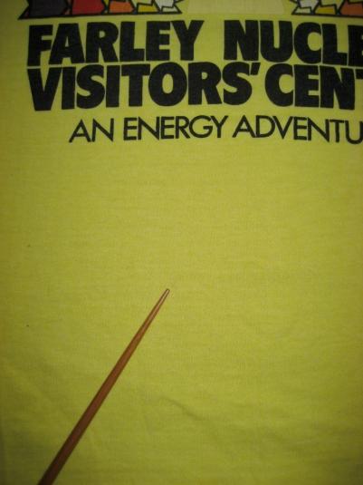NUCLEAR Power Plant Energy Adventure Vintage 1980s T-shirt